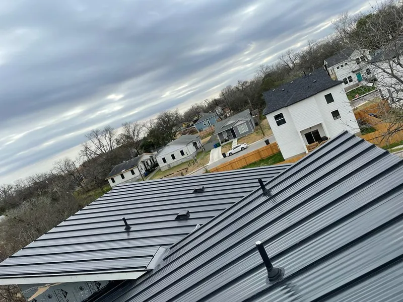 Standing seam metal roof panels with vents for Skylight Repair in Alexander City